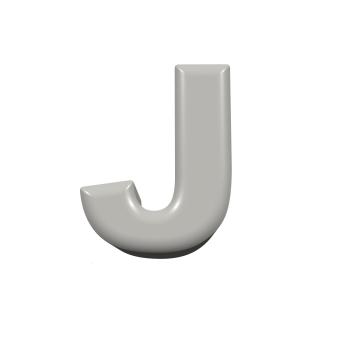 Sitzbuchstabe J