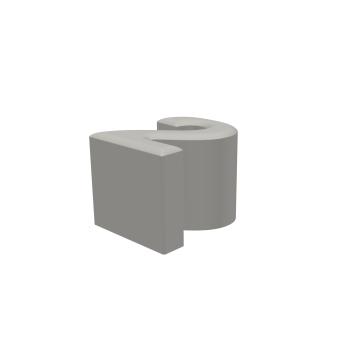Sitzhocker Zahl 2