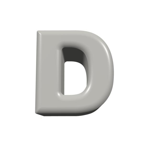 Sitzbuchstabe D
