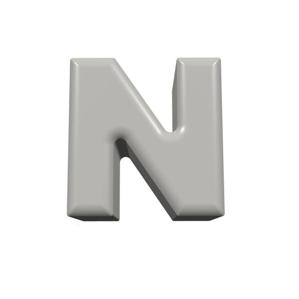 Sitzbuchstabe N