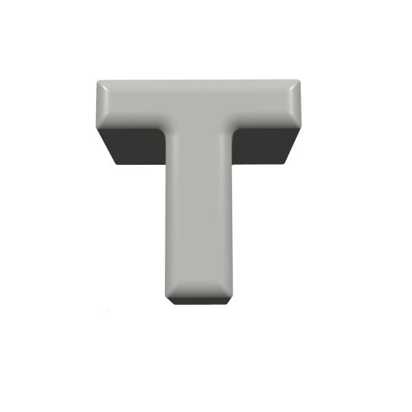 Sitzbuchstabe T