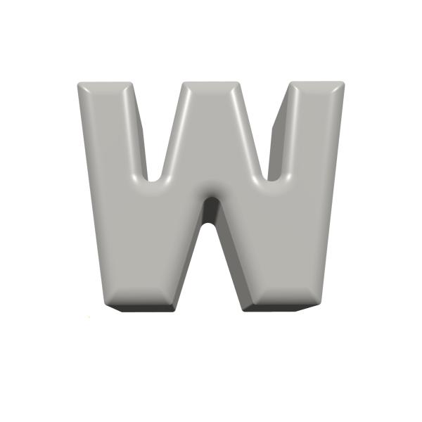 Sitzbuchstabe W