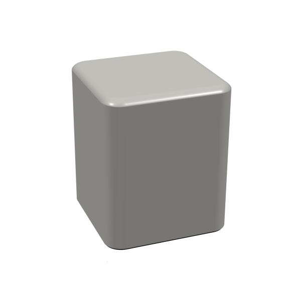 Moderner, handgefertigter Sitzwürfel 36x36 cm in trendiger Farbe, hochwertiges Kunstleder, Made in Germany, ideal als Sitzmöbel für Büro, Wohnzimmer oder Event.