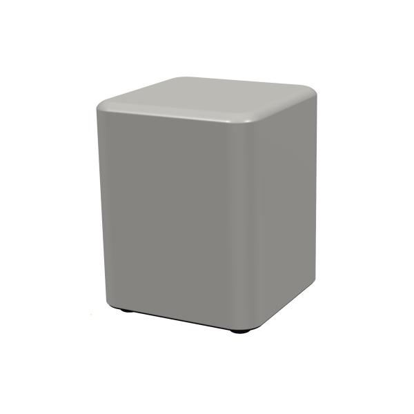 Moderner, handgefertigter Sitzwürfel 36x36 cm in trendiger Farbe, hochwertiges Kunstleder, Made in Germany, ideal als Sitzmöbel für Büro, Wohnzimmer oder Event.